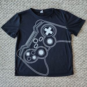 SHEIN Kids EVRYDAY Boys Video Game Controller Graphic Print Top